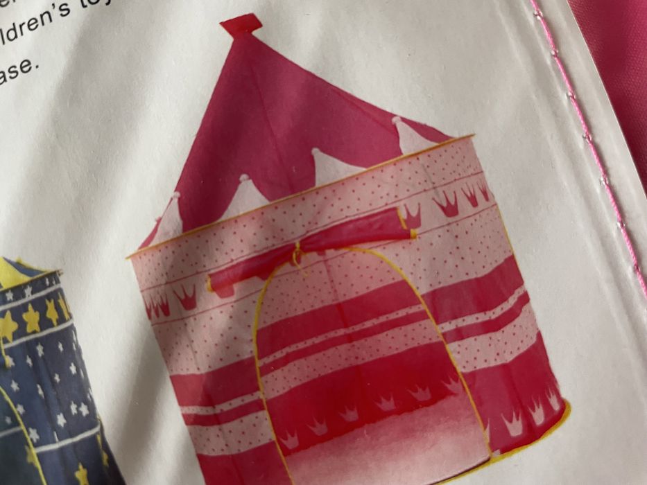 Namiot różowy 135/105