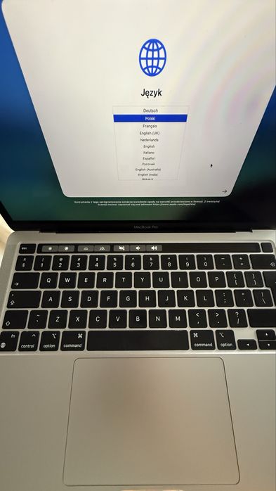 MacBook Pro 13" M1, 8GB RAM, 256GB SSD – Stan super, pełen komplet