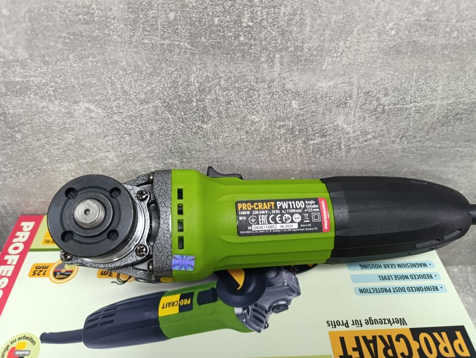 болгарка  Procraft PW1100 125 мм