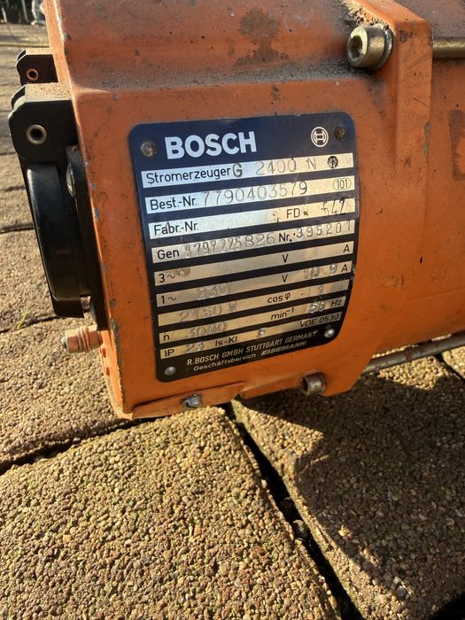 Agregat prądotwórczy BOSCH G 2400 N – 230V, 2150W
