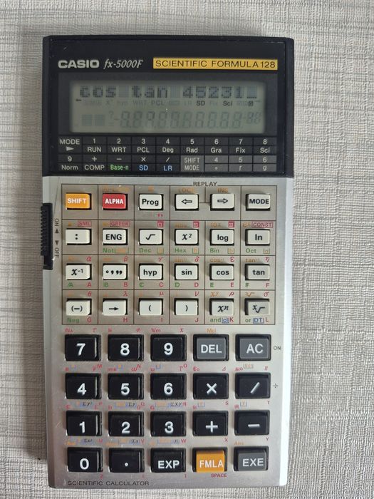 Kolekcjonerski kalkulator naukowy Casio fx 5000F Made in Japan