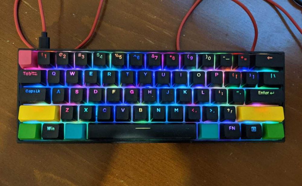 Клавіатура Anne Pro 2, Gateron G Pro Blue, Бездротова, 60%