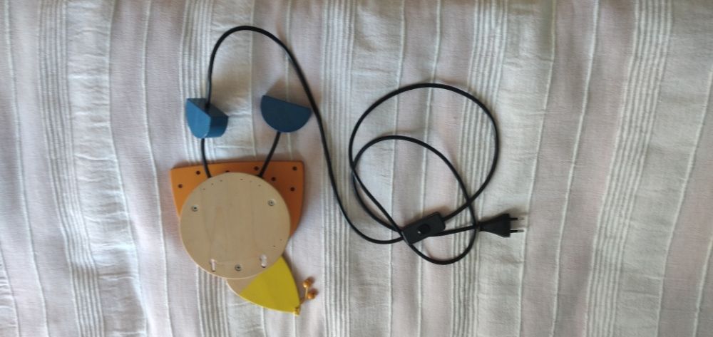 Candeeiro para luz de presença (como novo!!)