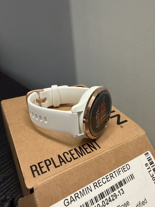 Garmin Venu 2S Rose Gold + White bardzo dobry stan