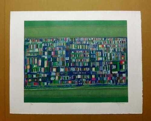 CARGALEIRO  Litografia assinada à mão