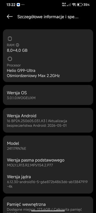 Smartfon Xiaomi Redmi Note 14