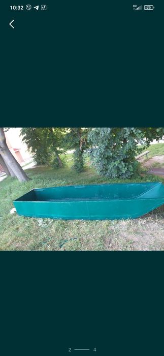 Човен металевий,тонажність 500 кг.