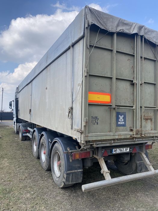 Зерновоз Самоскид Напів причіп