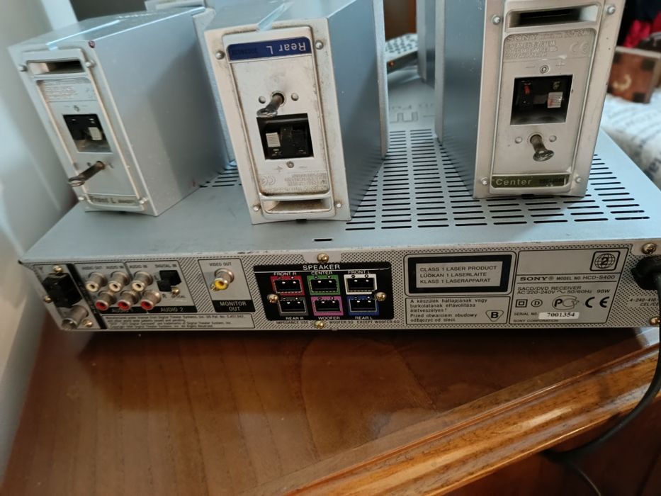 DVD SONY BUFFER 5 colunas 5,1