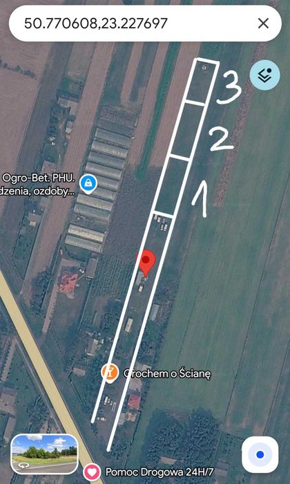 Działki budowlane 3szt po 10Arów Sitaniec Warunki Zabudowy
