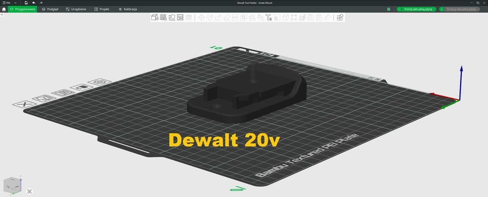 Uchwyty na narzędzia Ryobi Makita Parkside Bosch Milwuakee Dewalt