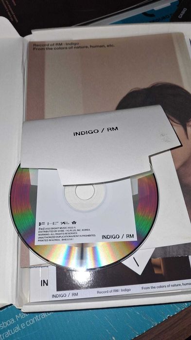 RM of BTS - [Indigo] Outer Box + Book + CD + Postcard + Photocard