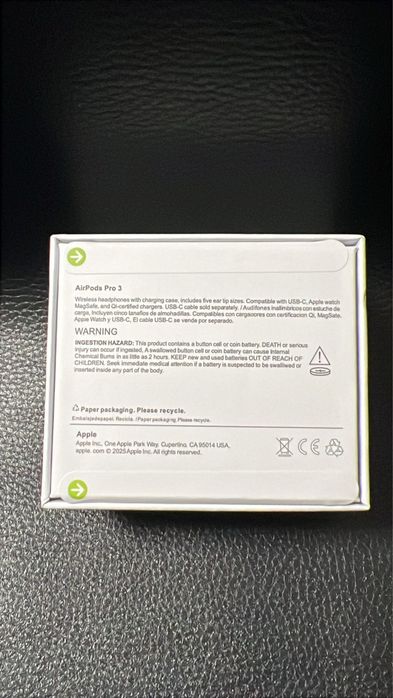 AirPods Pro 3 Novos Selados – Cancelamento de Ruído