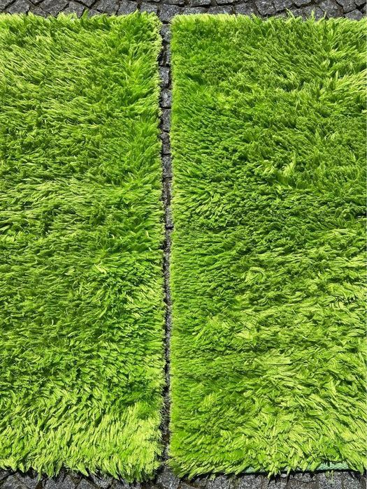 2 Tapetes verdes de 60x120cm