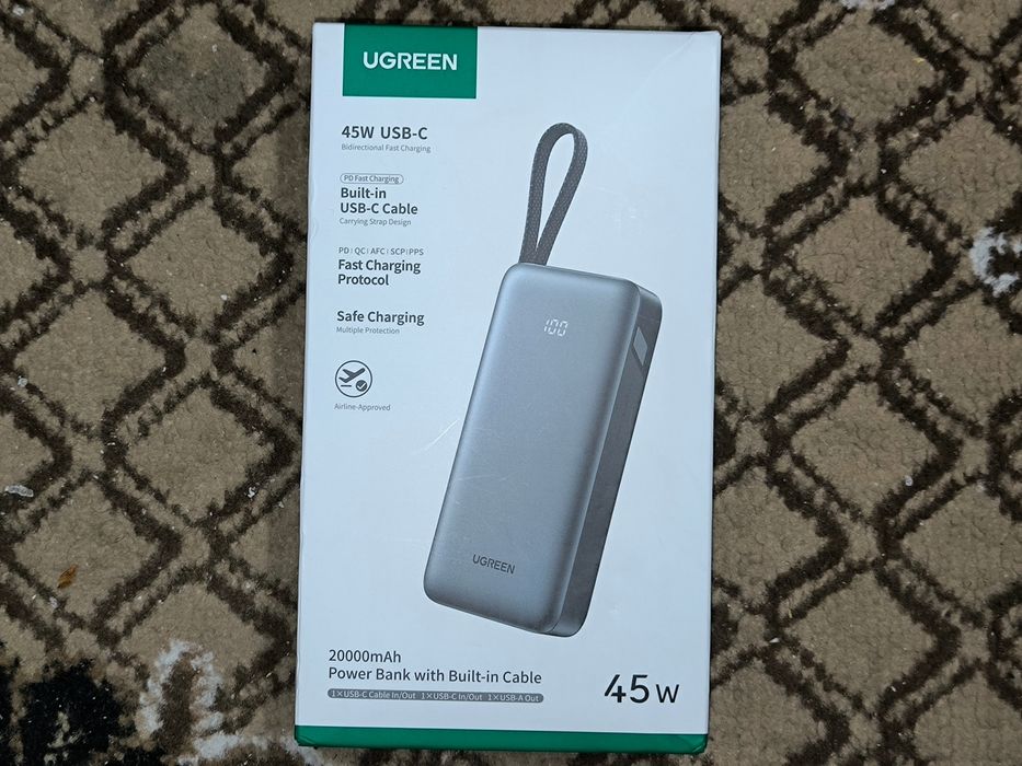 Повербанк Ugreen 20000 mAh / зовнішній акумулятор
