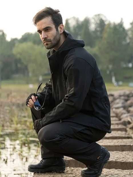 Костюм тактичний для туризму, військовий софтшел на флісі