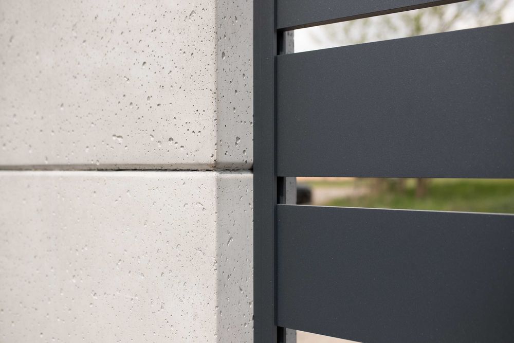 Ogrodzenie Frontowe, Palisada Aluminium, Przęsła Aluminiowe, Joniec -