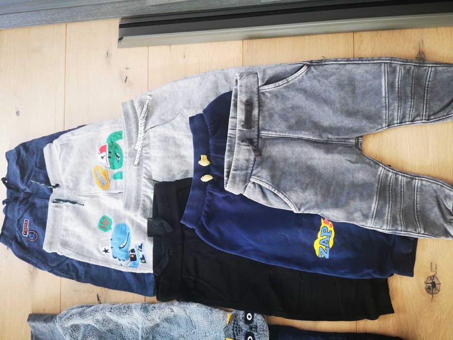 Ubranka dla chłopca, r.74, zima, H&M, 5.10.15, Lupilu, Mrofi