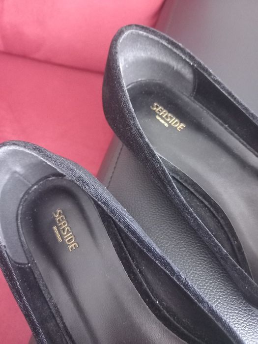 Sapatos Pretos Seaside e Bershka Tam 39, 40 Lindíssimos