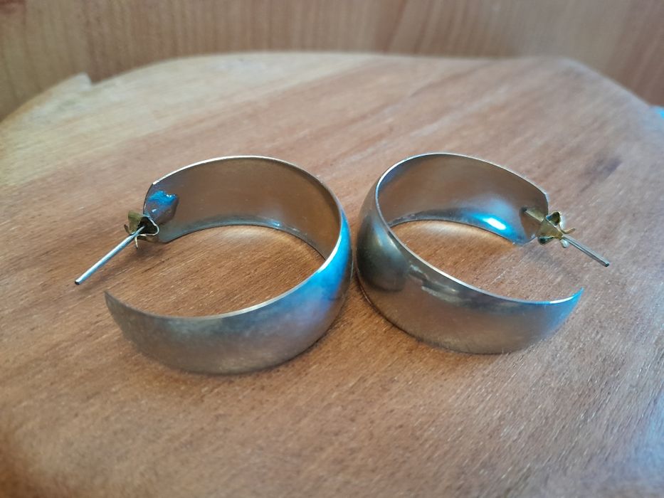 Серьги 'Розы" металл