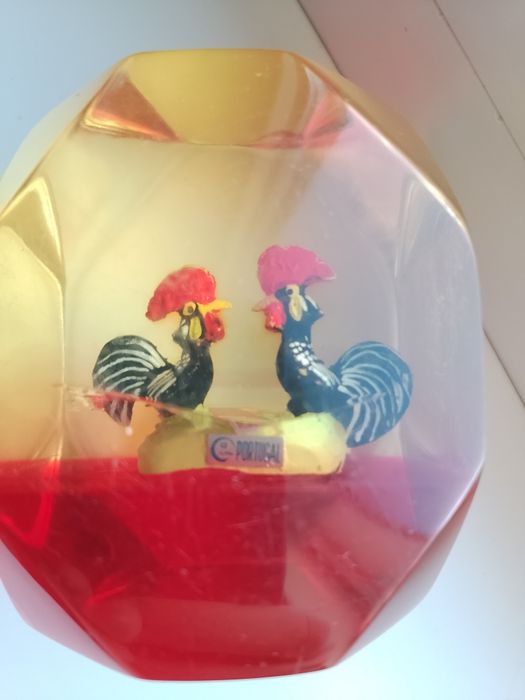 Винтажная фигурка / пресс-папье «Португальские петухи», Portugal, 70-е