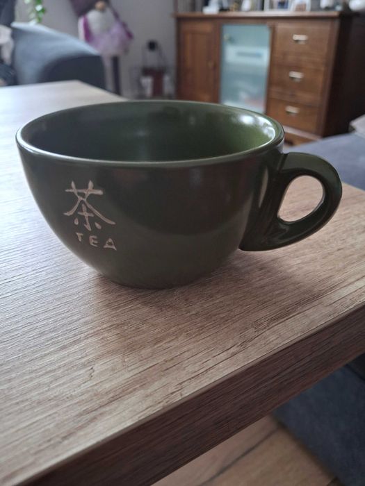 Zielona filiżanka, kubek do herbaty 250 ml