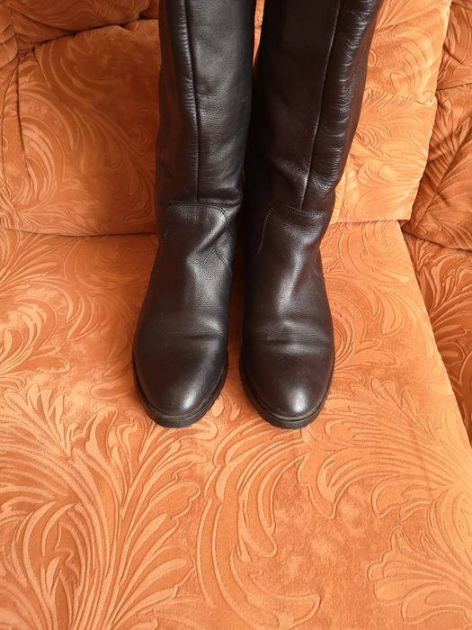 Сапоги шкіряні    .