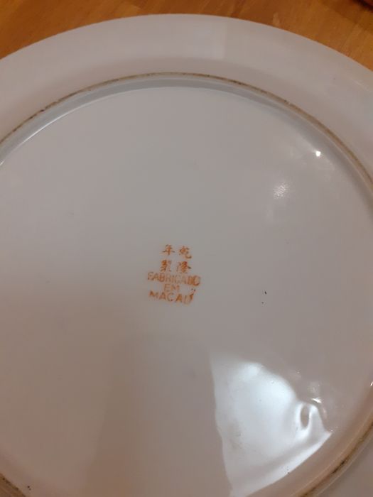 Pratos antigos: Ingleses, chineses