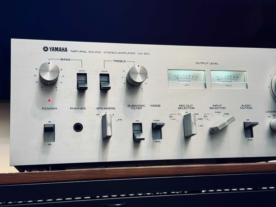 ‼️ Легендарный усилитель Yamaha CA-610 — винтажный Hi-Fi, стрелки