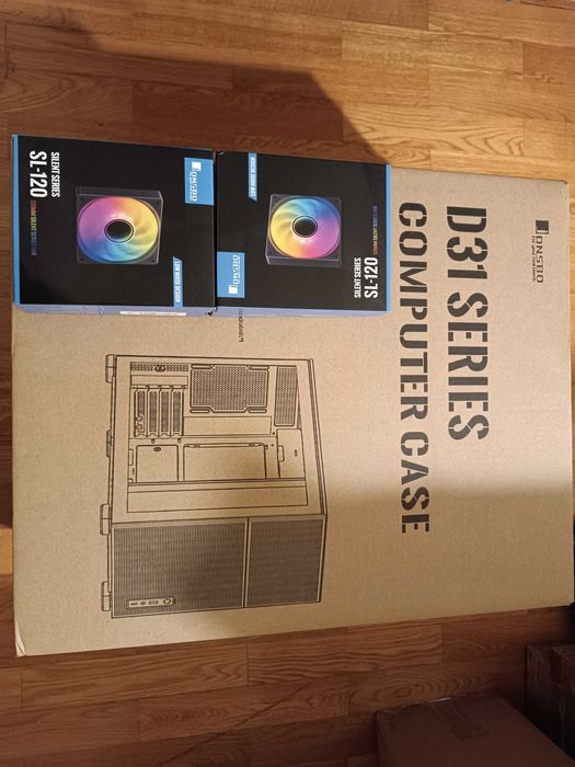 Caixa Jonsbo D31 Mesh + 4 ventoinhas Jonsbo ARGB