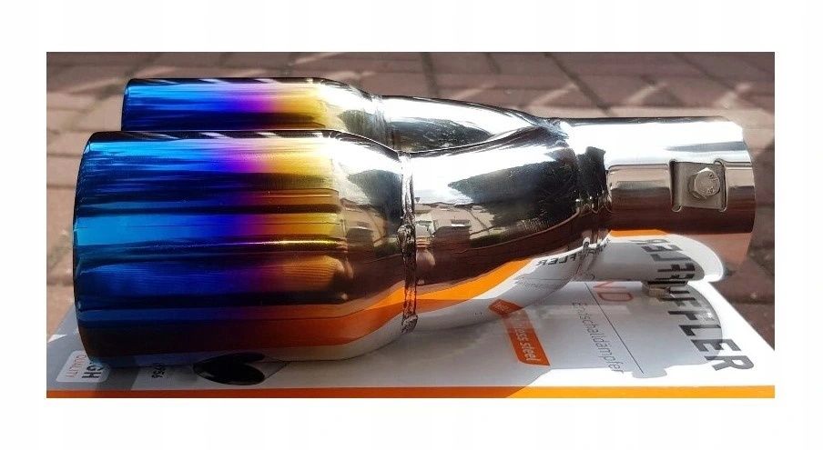 KOŃCÓWKA Wydechu Sportowa PODWÓJNA 2x76 Neo OPALANA Sklep Warszawa
