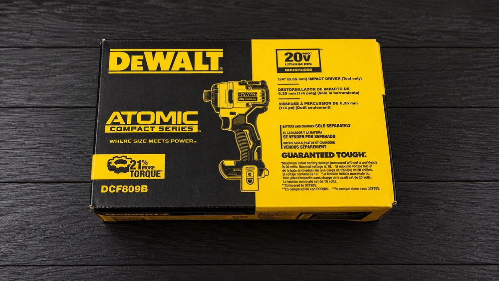 США. Импакт Dewalt DCF809B импульсный шуруповерт