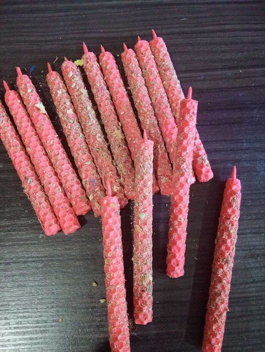 Энергетические свечи. Восковые свечи с травами