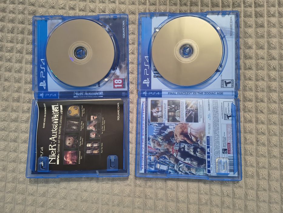 Nier:Automata, Final Fantasy XII диски ps4 ps5