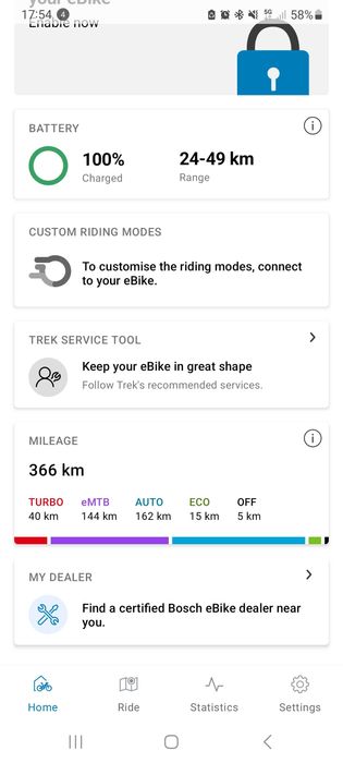 Bicicleta Eléctrica Trek Rail 7 Enduro Mountain Bike
