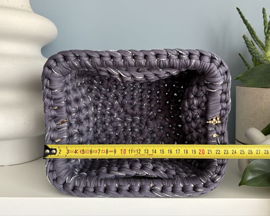 Szydelkowa torebka do ręki