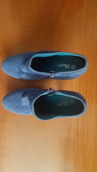 Botins/sapatos de mulher n. 39, azul