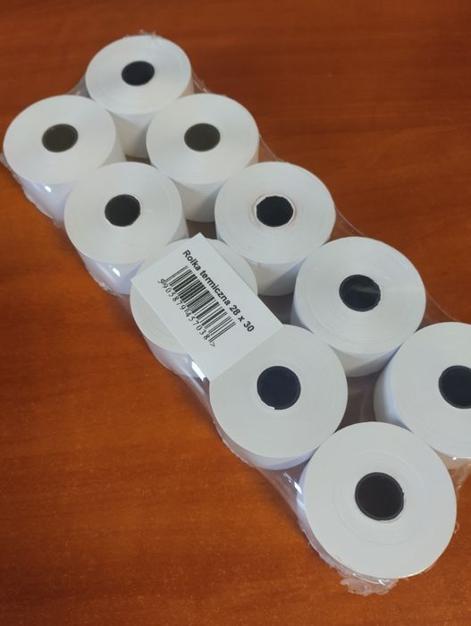 Rolki termiczne 10 sztuk (28 x 30)