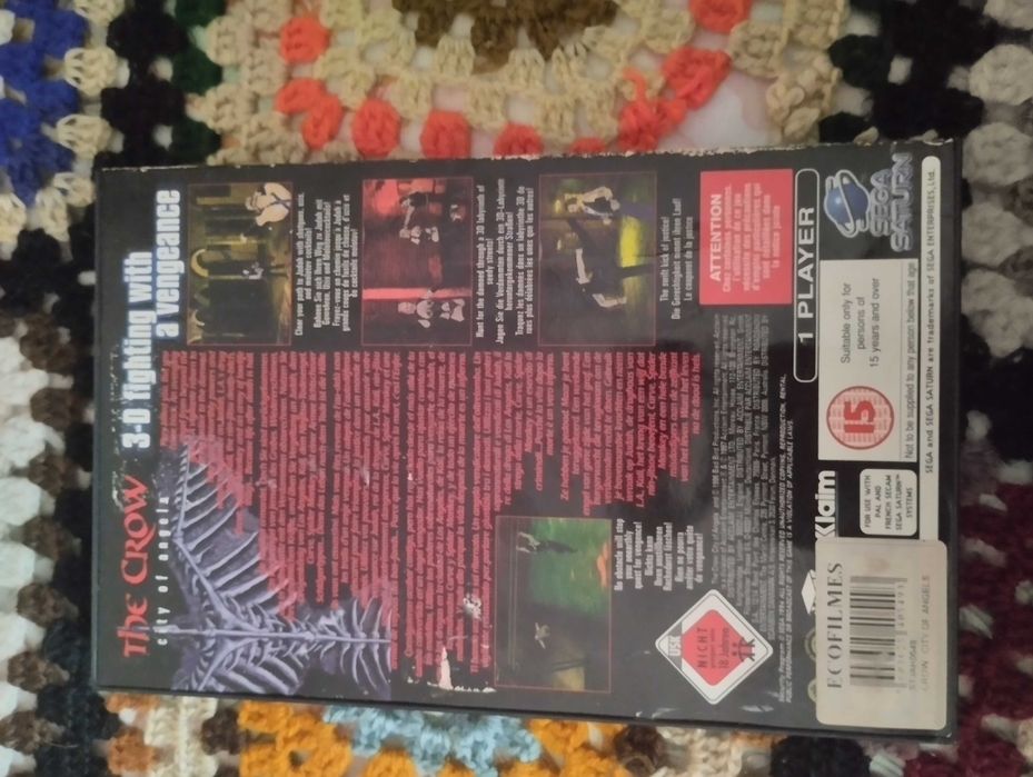 The Crow - City of Angels - Sega Saturn (1997)