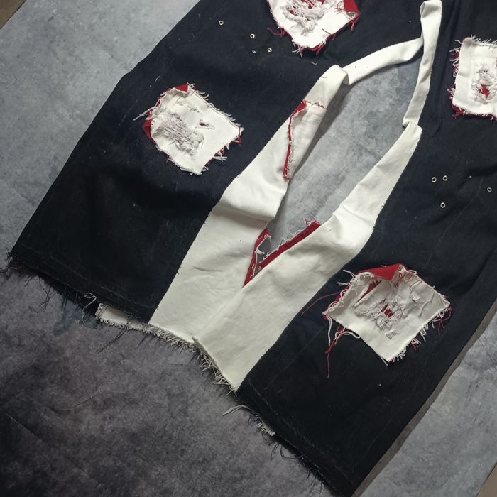 Джинсы клёш Custom flared patch jeans