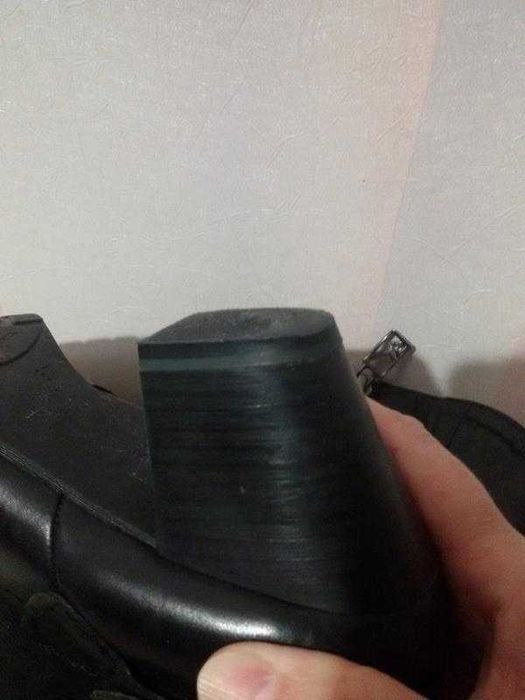 Сапоги кожаные демисезонные (на стопу 24-24,5 см) германия