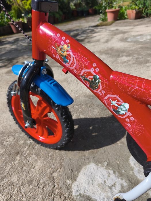 Bicicleta Homem Aranha 12"