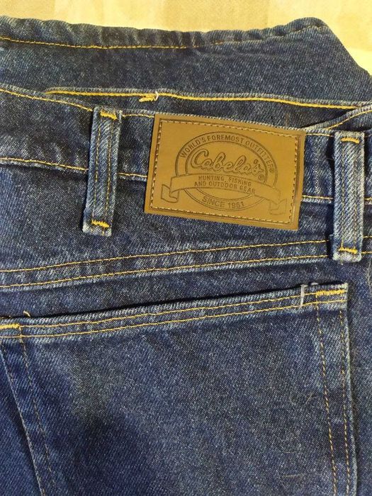 Джинсы  Cabelas-размерW36,L30. на флисе.