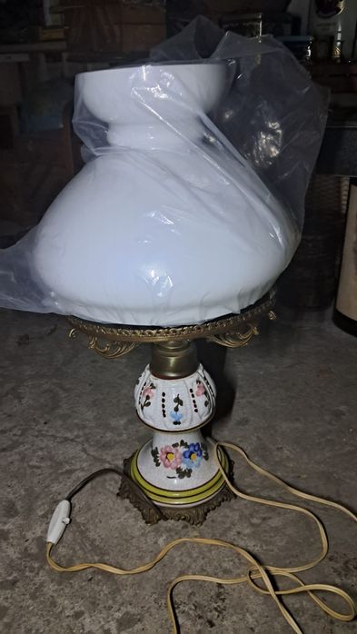 stolowa lampa z okresu prl nocna lampa 50cm