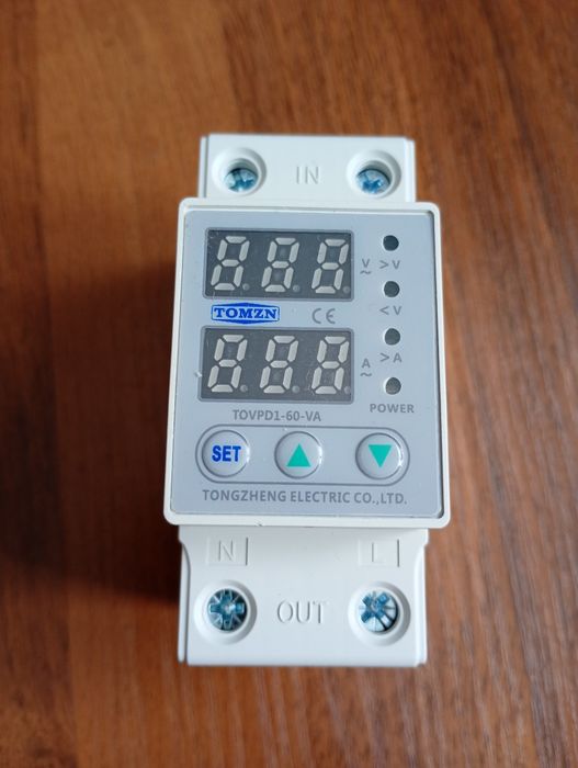 Реле контролю струму та напруги TOMZN TOVP-60-VA