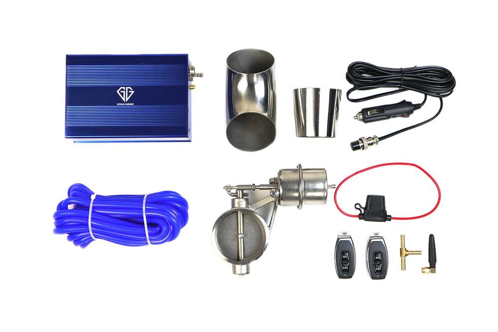 заслонка выхлопа вакуумная bmw audi mercedes диаметр 51мм 63мм 76мм