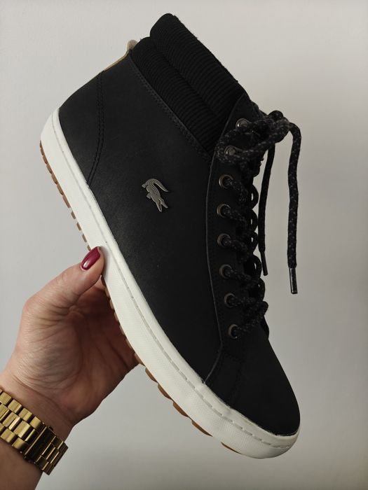 Lacoste Straightset Insulate Hi buty wysokie adidasy męskie 44/28 cm