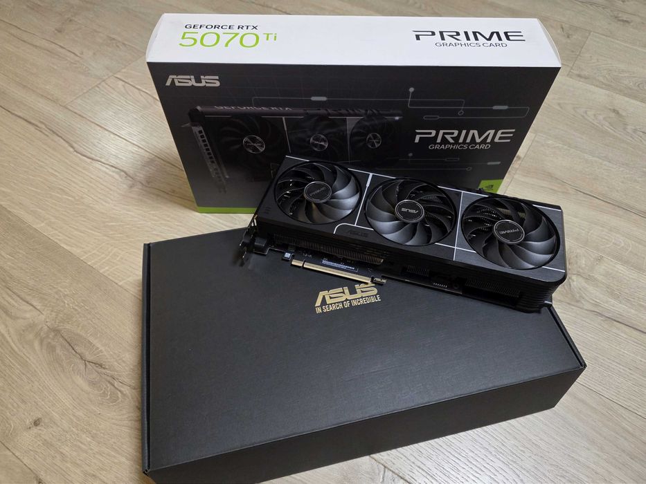 Karta graficzna Asus Prime RTX 5070 Ti ze stycznia 2026