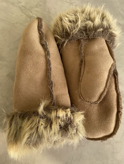 Рукавиці замшеві