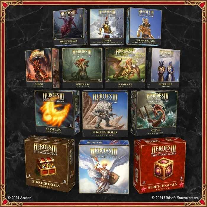 Heroes 3 The Board Game All in